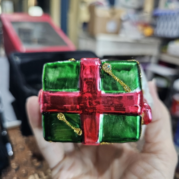 Christopher Radko Gingerbread Man Christmas Ornament L👀K Sparkle Bright - Picture 10 of 15